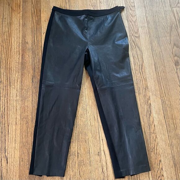 ST.JHON LEATHER AND WOOL PANTS - Picture 2 of 9